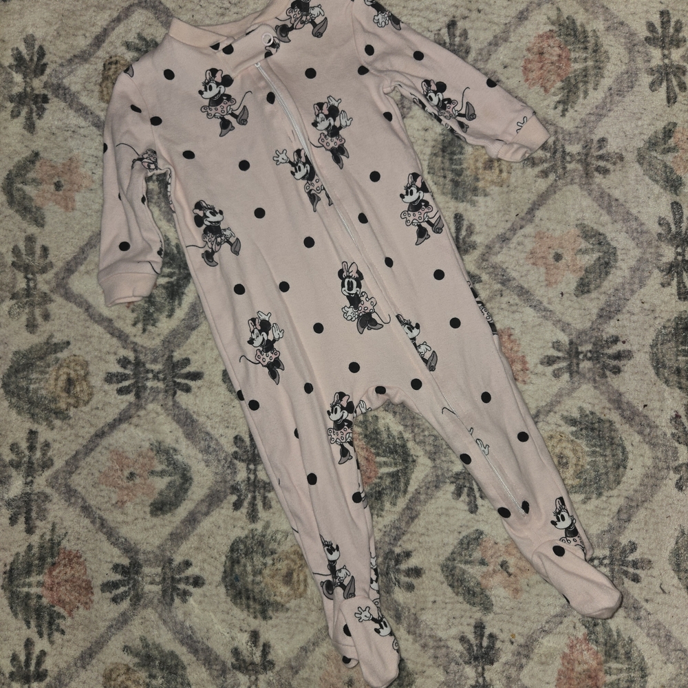 Pottery Barn Pink Character Kids Footie